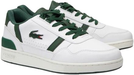 Lacoste T-Clip Sneakers Junior wit - groen - 36