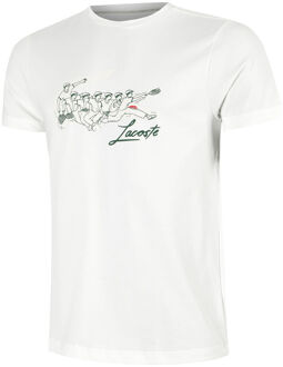 Lacoste T-shirt Heren-Crème - M