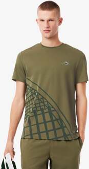 Lacoste T-shirt Heren-Olijf - S,M,L,XL,XXL