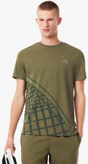 Lacoste T-shirt Heren-Olijf - XL