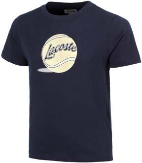 Lacoste T-shirt Kinderen donkerblauw - 140