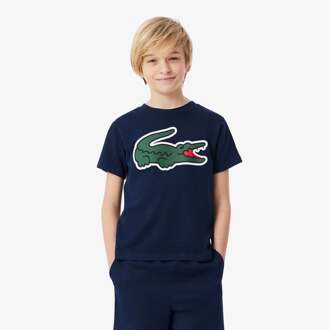 Lacoste T-shirt Kinderen donkerblauw - 140
