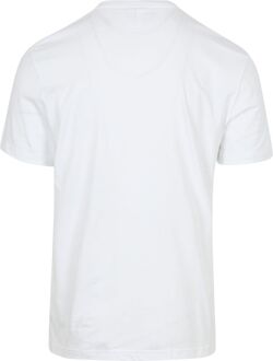 Lacoste T-Shirt Logo Wit - L,M,XL,XXL