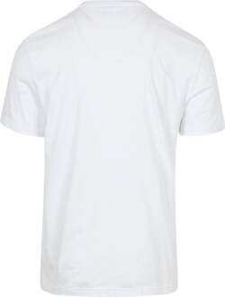 Lacoste T-Shirt Logo Wit - M