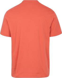 Lacoste T-Shirt Oranje - M,S