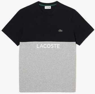 Lacoste T-shirt tee-shirt abysm silver grijs Print / Multi - L