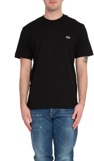 Lacoste T-Shirts Lacoste , Black , Heren - L,M,S