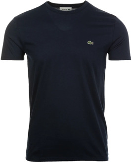 Lacoste T-Shirts Lacoste , Blue , Heren - 2Xl,Xl,L,M,S