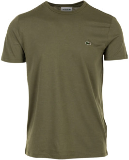 Lacoste T-Shirts Lacoste , Green , Heren - 2Xl,Xl,L,M,S