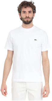 Lacoste T-Shirts Lacoste , White , Heren - Xl,S,4Xl,3Xl