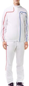 Lacoste Tennis Colorblock Trainingspak Heren wit - rood - blauw - XL