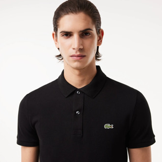 Lacoste Tijdloos Zwart Heren Polo Shirt Lacoste , Black , Heren - M,S