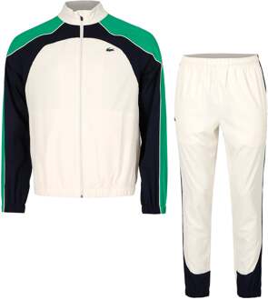 Lacoste Trainingspak Heren-Crème,Veelkleurig - XL