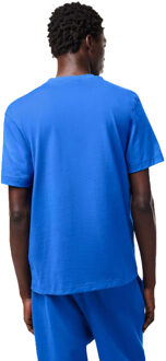 Lacoste Unisex Adult Handtekening Relaxed Fit T-shirt (Blauw) - S