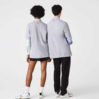 Lacoste Unisex Lacoste Live poloshirt met korte mouwen in grijs