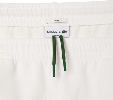 Lacoste Unisex Piqué Relaxed Fit Joggingbroek voor volwassenen (Crème) - 2XS