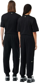 Lacoste Unisex Relaxed Fit Joggingbroek voor volwassenen (Zwart)