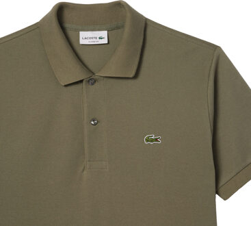 Lacoste Unisex Volwassen L.12.12 Pique Slim Poloshirt (Khaki Groen) - maat XS Kaki