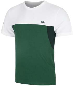 Lacoste Urban Colorblock T-shirt Heren-Wit - M