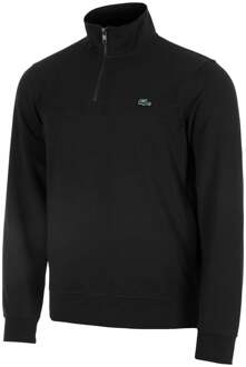 Lacoste Urban Lifestyle Half Zip Longsleeve Heren-Zwart