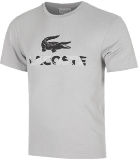 Lacoste Urban Print T-shirt Heren-Grijs - S