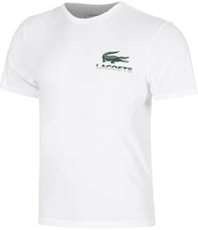 Lacoste Urban Print T-shirt Heren-Wit - L
