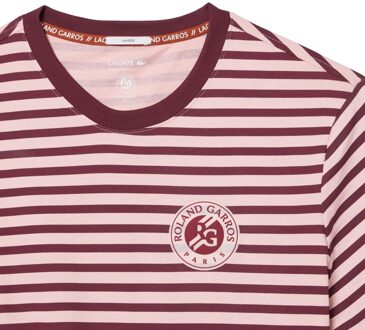 Lacoste Volwassen Unisex Roland Garros Editie Ultra Dry T-Shirt (Roze) - maat 2XS