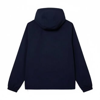 Lacoste Waterafstotende jas met afneembare capuchon voor heren (Blauw)