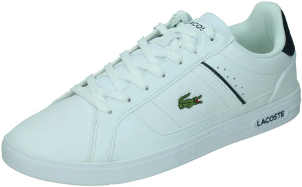 Lacoste Witte casual leren sneakers voor heren Lacoste , White , Heren - 41 1/2 Eu,43 Eu,40 1/2 Eu,42 Eu,44 1/2 EU