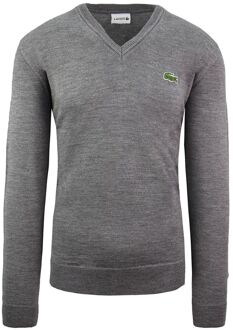Lacoste wollen heren trui grijs