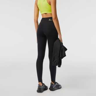 Lacoste Women's Lacoste Collapsible Stirrup Leggings in Black Zwart - EU 36 / UK 8