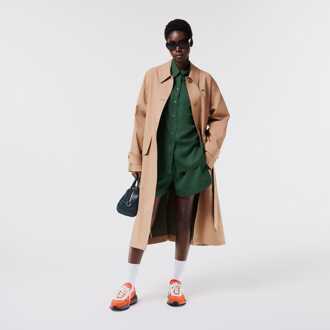 Lacoste Women's Lacoste Fluid Lyocell Shorts in Green - maat Groen