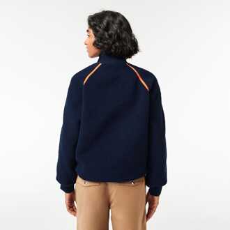 Lacoste Women's Lacoste Full-Zip Sweatshirt in Navy