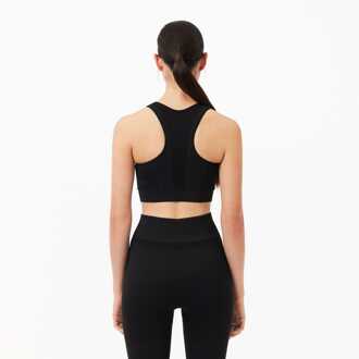 Lacoste Women's Lacoste Sport Stretch Removable Padded Bralette in Black Zwart - XS