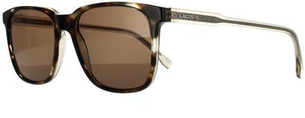 Lacoste zonnebril L910s 214 Havana Brown - maat Bruin