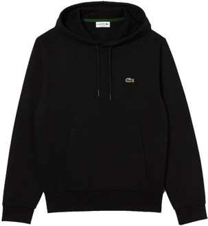 Lacoste Zwarte Jogger Sweaters met Capuchon Lacoste , Black , Heren - 2Xl,Xl,L,M,S,Xs,3Xl,4Xl