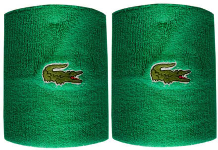 Lacoste Zweetband Verpakking 2 stuks -groen - nosize