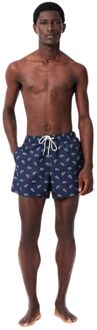 Lacoste Zwembroek Logo Navy Donkerblauw