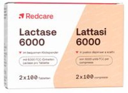 Lactase 6000 2x100 tabletten