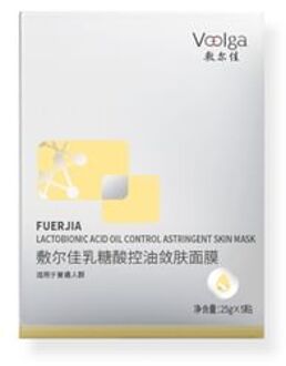Lactobionic Acid Oil Control Astringent Mask 25g x 5pcs