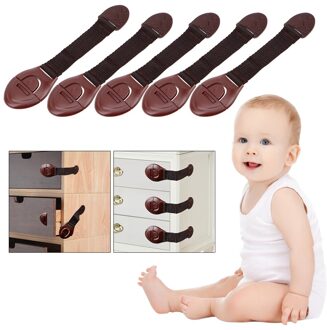 Lade Deur Kabinet Kast Veiligheid Sloten Kind Baby Security Proof 5 Stks/partij Baby Veiligheid Zorg Kind Veiligheid Singels Lock