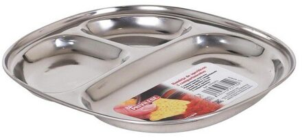 Lade Met Compartimenten Voorrecht Rvs (22X19,5X2 Cm)