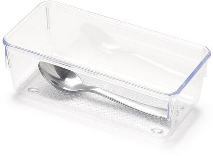 Lade organizer Skuff - transparant - kunststof - 15 x 7,5 x 5 cm - modulair - ladeverdeler