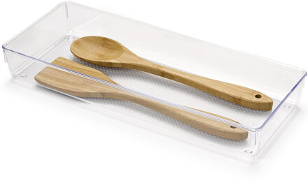 Lade organizer Skuff - transparant - kunststof - 15x37,5x5� - ladeverdeler