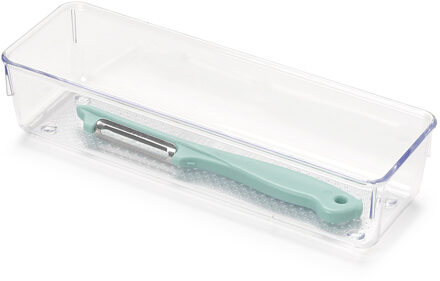Lade organizer Skuff - transparant - kunststof - 23 x 7,5 x 5 cm - modulair - ladeverdeler