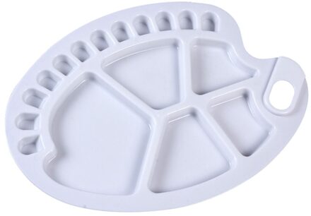 Lade Plastic Art 17 Putten Palet Schilderij Mengen Aquarel Tekening Ovale Olie