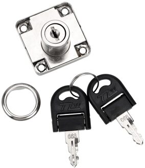 Lade Sloten Met 2 Sleutels Zinklegering Cam Sloten Hardware Kabinet Sloten Voor Bureau Archiefkast Lock wit