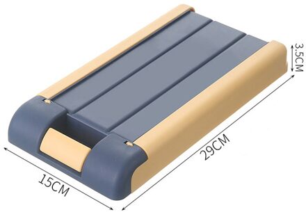 Lade Soort Opbergdoos Bureau Bodem Opknoping Verborgen Pen Bureau Organizer Organizer Voor Cosmetica Keuken Lade Organizer blauw