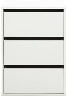 Ladeblok Bergamo - 70,2x51x39,9 Cm - Spaanplaat - Wit