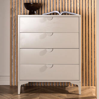 Ladekast 'Danyella' Met 4 laden, kleur Beige